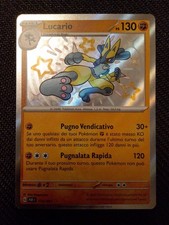 POKEMON RAW LUCARIO SHINE PAF 174/091 DESTINO DI PALDEA N. MINT/MINT