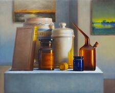 ANTONIO NUNZIANTE - INTERNO - DIPINTO 40x50 (OPERA INCORNICIATA)