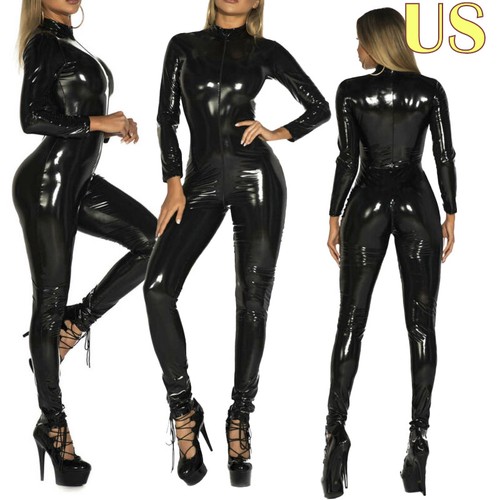 Body donna tuta pvc pelle - donna,