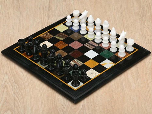 Scacchiera marmo tavolo - 24",