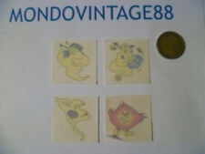 4 FIGURINE I TATUAGGI DEI FANTASMI VINTAGE 4 X 4 CM LEGGERI SEGNI TEMPO