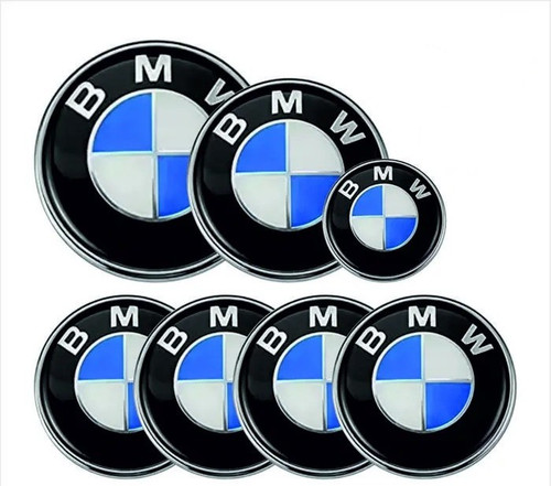Badge embleme bmw - embleme, blanc