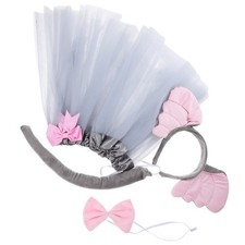 1 set per bambini, fascia per orecchie da elefante, gonna con , vestito