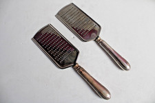 L68-GRATTUGIA FORMAGGIO-2-ARGENTO 800-TAVOLA CENA PRANZO RICETTA PIATTO REGALO