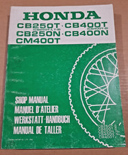 MANUALE D'OFFICINA	HONDA CB
