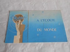 Vintage Marconi radio catalogue brochure french 1952