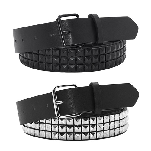 Cintura pelle con borchie - cintura,