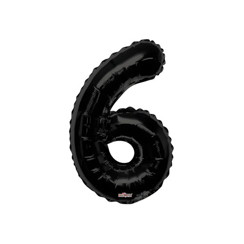 Palloncino numero nero salva - 6,