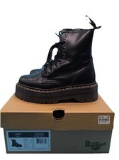 Dottor Dr. Martenes Jadon Platfoarm Black Polished Smooth, 37 EU