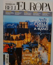RIVISTA BELL'EUROPA BELGIO GAND AUSTRIA ARLBERG SIVIGLIA COSTE GERMANIA NOV 2018