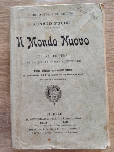 Renato fucini mondo nuovo - fucini,,