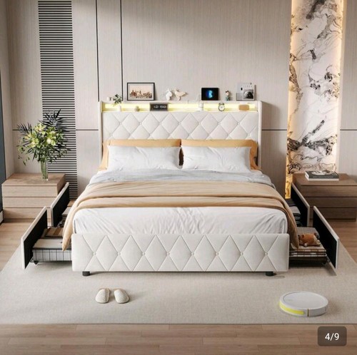 Letto imbottito con