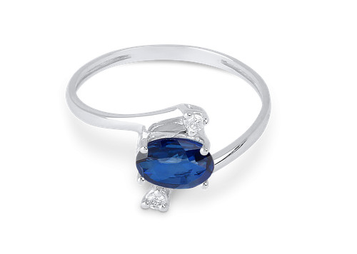 Anello demetra zaffiro - anello,
