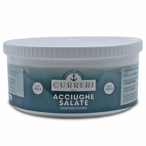 Acciughe salate curreri - acciughe, "curreri"