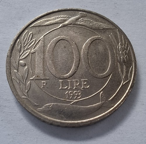 100 lire 1993 turrita - lire,