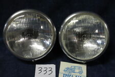 FIAT 600 Is FARO CARELLO COPPIA   COMPLETO HEADLAMP ORIGINALE  N.O.S.