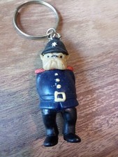 Portachiavi Vintage Inglese Bobby Bulldog Poliziotto Agente Bulderen Flipje Tiel