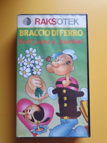 Vhs braccio ferro bulli - vhs,