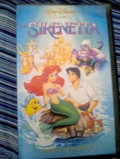 La Sirenetta VHS Disney no dvd