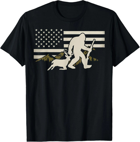 Maglietta unisex bigfoot deer - unisex,