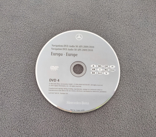 Dvd navigazione mercedes audio - navigazione,