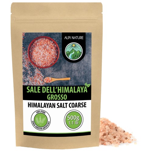 Sale rosa himalaya grosso - himalaya, 500g
