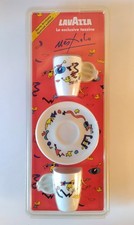 LAVAZZA Limited Edition Ugo Nespolo design made in Italy vintage tazzine caffè