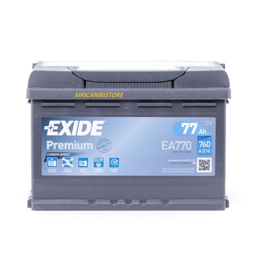 Exide ea770 batteria 77ah - batteria, en