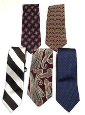 VINTAGE LOT SILK TIE ZINC