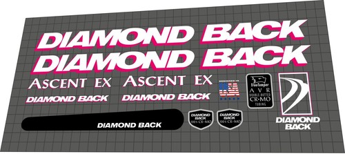 Set decalcomanie diamondback - decalcomanie,