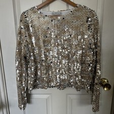 Zara sequin foderato manica - zara,