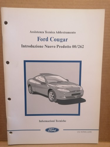 Manuale tecnico ford cougar - manuale,