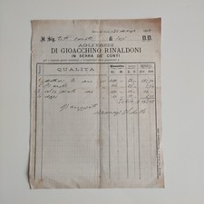 1894 Di Gioacchino Rinaldo Materiale Edile Serra Dè Conti Fattura C01479