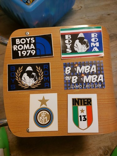 Lotto adesivi ultras - adesivi,