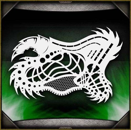 Biomech aerografo stencil - 6,