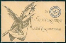 Militari 85º Reggimento Fanteria Fucilieri Brigata Verona cartolina XF5578