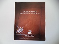 advertising Pubblicità 1981 CERAMICA PANARIA