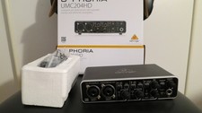 Behringer UMC204HD Interfacia Audio con Preamplificatori Midas 192 kHz - Nero