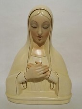 LENCI Torino Madonna in ceramica Pietro Spertini 1937 anni '30 h. cm. 19