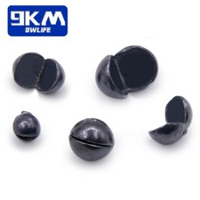 Affondatori Split Shot Bulk 9KM 50~200pz 0,25g~2g Pesi Pesca Attacco Terminale
