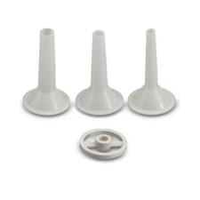 Kit 3 imbuti per tritacarne N°5 + corona insaccatrice Reber 4017 S + 4018 A