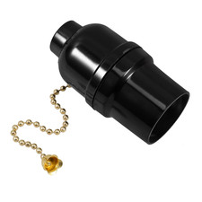 Portalampada e27 nero con - e27,