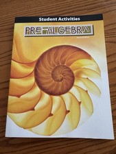 BJU Press Pre Algebra Student