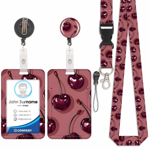 Porta badge con cordino - porta,