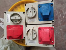 3x Gewiss 380 220 V Trifase Presa Tripolare Industriale Salvavita Interbloccato