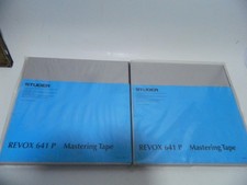 2x Studer Revox Mastering Tape