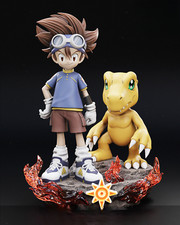 Tai & Agumon Digimon Fan Art 12k Resin 3d Printed