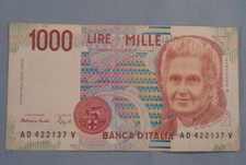 1990 Italy 1000 One Thousand