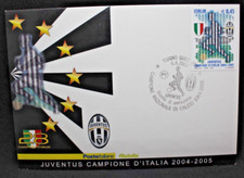 Italia Repubblica 2005 Juventus Calcio cartolina postale I giorno (C.A)