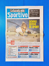 LA GAZZETTA DELLO SPORTIVO 10 APRILE 1998 SCUOLE ESTIVE-CALCIO-PALLAVOLO-TENNIS